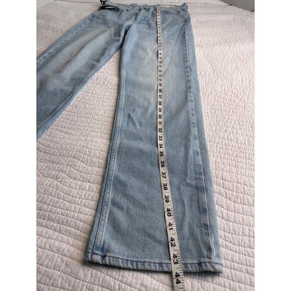 rag & bone Hattie Light Wash Mid-Rise Full Length Straight Leg Jeans SZ 29 NWT - Picture 4 of 12